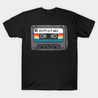 Music Cassette Nostalgia Vol.1 Retro Design T-Shirt